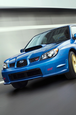 Subaru STI iPhone Wallpaper