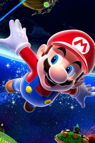 Super Mario Galaxy iPhone Wallpaper