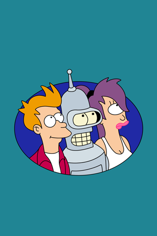 futurama wallpaper. Futurama Treo iPhone Wallpaper