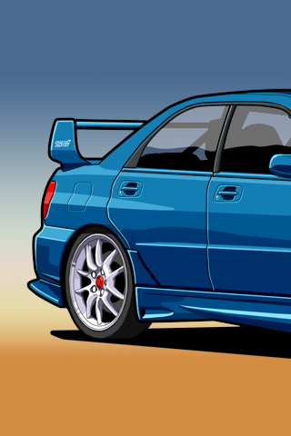 Subaru Impreza WRX STI Vector