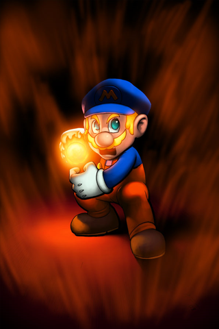 Super Mario Bros. Super Saiyan iPhone Wallpaper Super Mario Bros. Super Saiyan iPhone Wallpaper