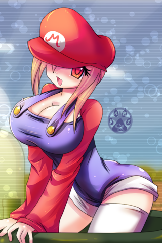 super mario wallpapers. Sexy Super Mario Anime iPhone