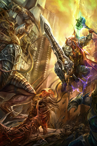 World of Warcraft Future iPhone Wallpaper